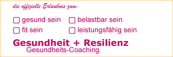 Gesundheit Resilienz