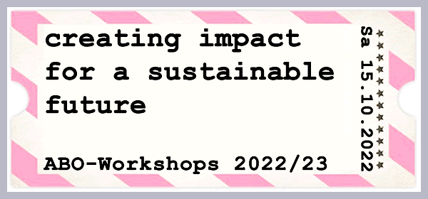 creating impact for a sustainable future abo-wokshop Wirtschaftspsychologie